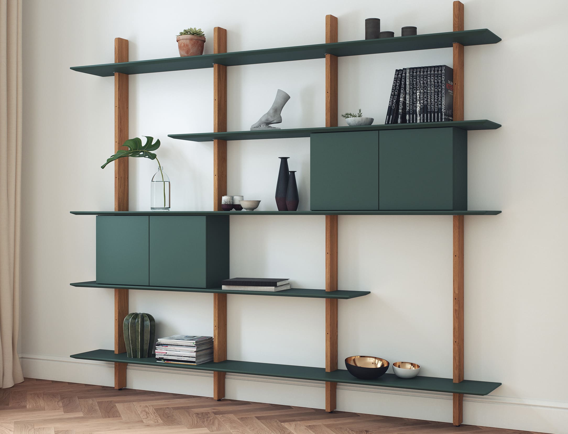 Modular shelving system